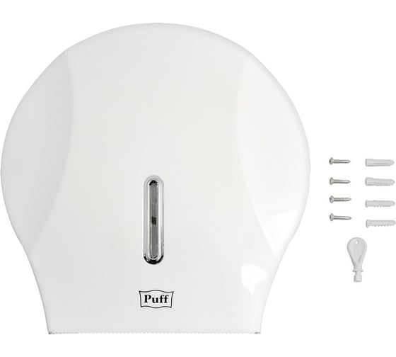 Диспенсер для туалетной бумаги Puff 7125, ABS-пластик, белый 1402.989