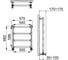Полотенцесушитель IRSAP Minuette для ГВС 596/540 CL.50 T01 4 трубки, chrome MGS054B50IR01NNN01 2