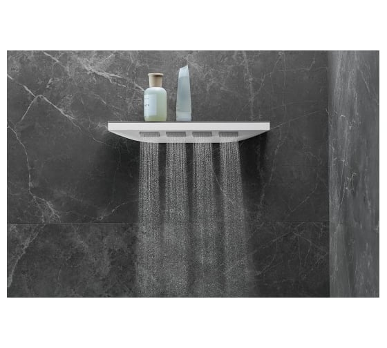 Боковой душ HANSGROHE 26243700 HG Rainfinity 1jet с полкой 500 00000071267