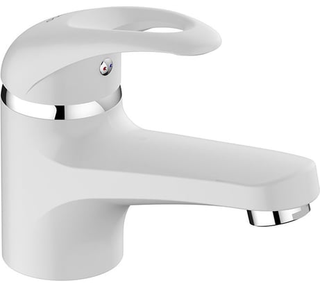 Смеситель для умывальника Dorff Comfort материал полимер, цвет белый D8021000WH