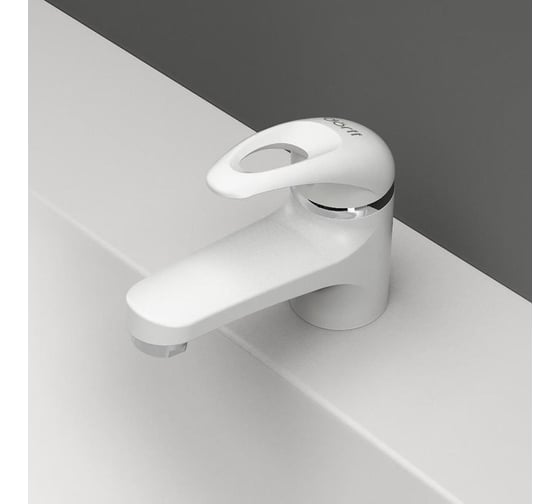 Смеситель для умывальника Dorff Comfort материал полимер, цвет белый D8021000WH