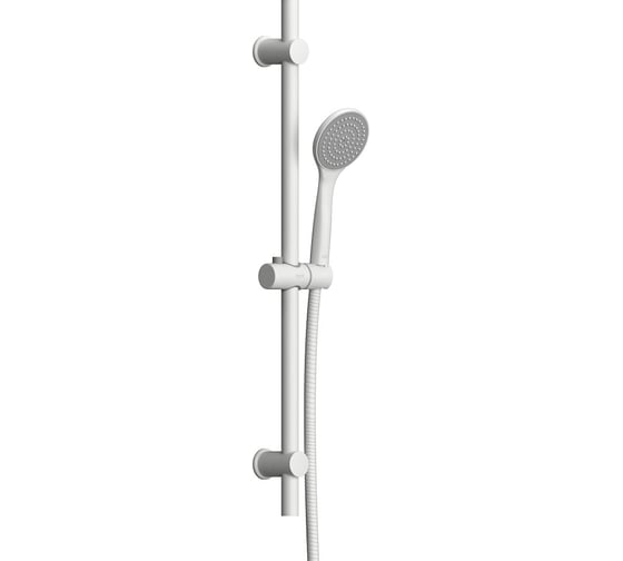 Душевой комплект Dorff Comfort ручной душ 1F, стойка 600 мм, белый D0108000WH