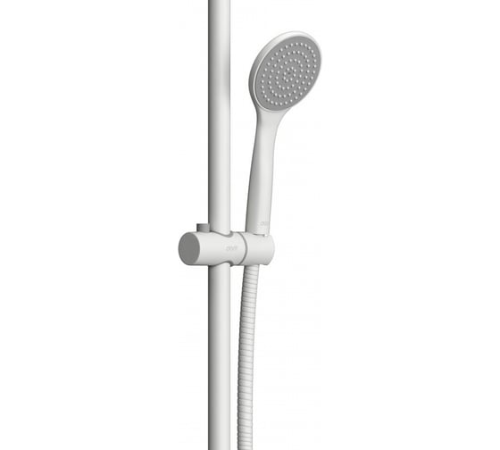 Душевой комплект Dorff Comfort ручной душ 1F, стойка 600 мм, белый D0108000WH