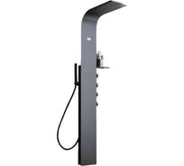 Душевая панель Cerutti SPA bella b нержавеющая сталь, цвет матовый, черный на 3 режима 9254