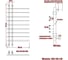 Полотенцесушитель Ника BAMBOO ЛБ 4 80/40 2