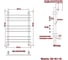 Полотенцесушитель Ника BAMBOO ЛБ 1 80/40 2