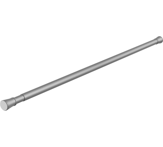 Карниз для ванной FORA металлический 120-220 см, серый FOR-ROD-220IGR