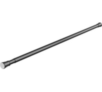 Карниз для ванной FORA металлический 120-220 см, черный FOR-ROD-220IBK