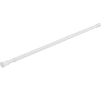 Карниз для ванной FORA металлический 70-120 см, белый FOR-ROD-120IWT