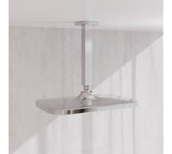 Кронштейн для верхнего душа в потолокIDDIS квадратный, хром, optima home OPH20CSi61