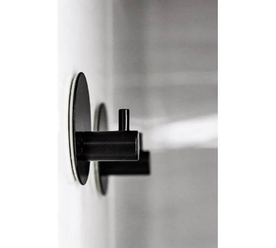 Комплект крючков Bath Plus d 5.5 металл, 2 шт., черные КМ022