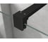 Душевая перегородка 110 см с трапом и свободным входом Ambassador Walk-in: душевая ширма 8 мм, профиль черный матовый, перегородка для душа стеклянная с защитой от разводов EasyClean 15031111-ST18 6