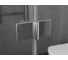 Душевой уголок 100x100 с трапом и распашной дверью Ambassador Diamond: правостороннее душевое ограждение 6 мм, профиль хром, ограждение для душа с покрытием EasyClean 12011103R-PR1 6