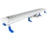 Душевой уголок 100x100 с трапом и распашной дверью Ambassador Diamond: правостороннее душевое ограждение 6 мм, профиль хром, ограждение для душа с покрытием EasyClean 12011103R-ST5 3