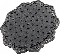 Верхний душ MILACIO чёрная бронза, цветок MC.002.BBR