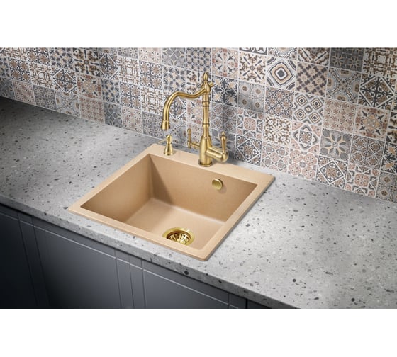 Смеситель MILACIO с подключением фильтра 2в1 бронза коллекция Castellon Ceramic MC.515.BR