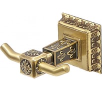 Крючок для полотенца двойной MILACIO, бронза коллекция Alicante MC.912.BR