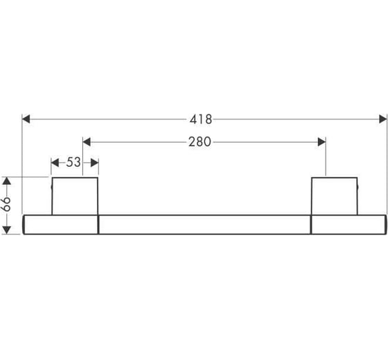 Поручень AXOR 41530000 AX Uno 2 00000007078