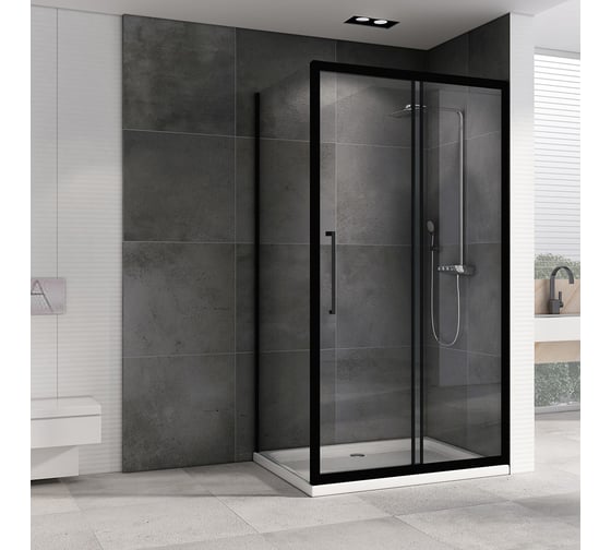Душевой уголок ABBER Schwarzer Diamant AG30180BH-S75B