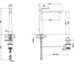 Смеситель для раковины GESSI VIA MANZONI 252 38603-299 00000070651 2
