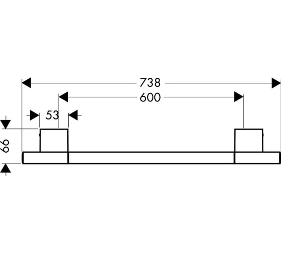 Полотенцедержатель AXOR 41560000 AX Uno 2 00000007087