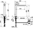 Смеситель для раковины GESSI VIA BAGUTTA 252 29903-031 00000070665 2