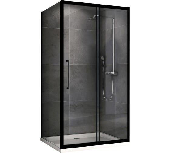 Душевой уголок ABBER Schwarzer Diamant AG30100BH-S80B