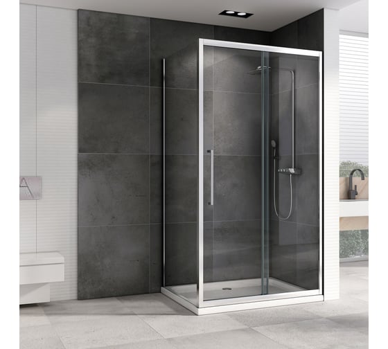 Душевой уголок ABBER Schwarzer Diamant AG30130H-S75
