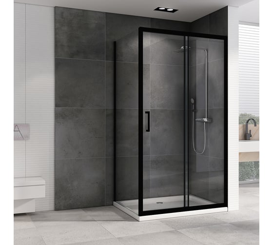 Душевой уголок ABBER Schwarzer Diamant AG30130B-S85B