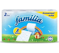 Туалетная бумага FAMILIA Экономичный выбор 2 слоя 8 рулонов 1015031350