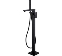 Напольный смеситель ABBER Daheim черный матовый AF8215B