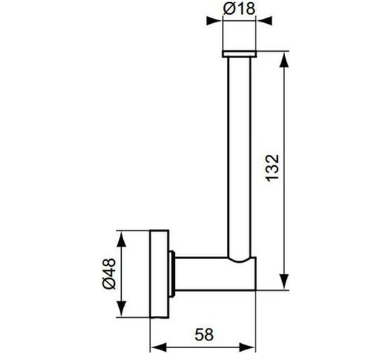 Держатель для запасных рулонов Ideal Standard IOM A9132AA
