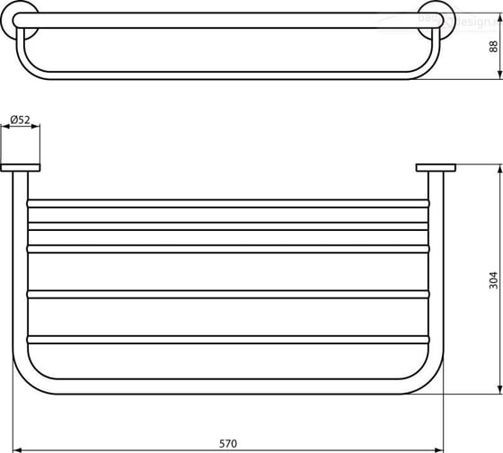 Полка для полотенец Ideal Standard IOM A9106AA