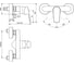 Смеситель для душа Ideal Standard CERAFLEX одноручный B1720AA 2