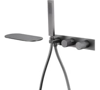 Смеситель скрытого монтажа для ванны ABBER Rund никель AF8731NG