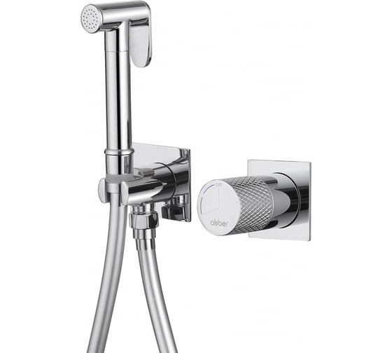 Смеситель с гигиеническим душем ABBER Rund хром AF8725 1