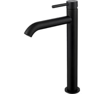 Смеситель для накладной раковины ABBER Wasser Kreis черный матовый AF8111B