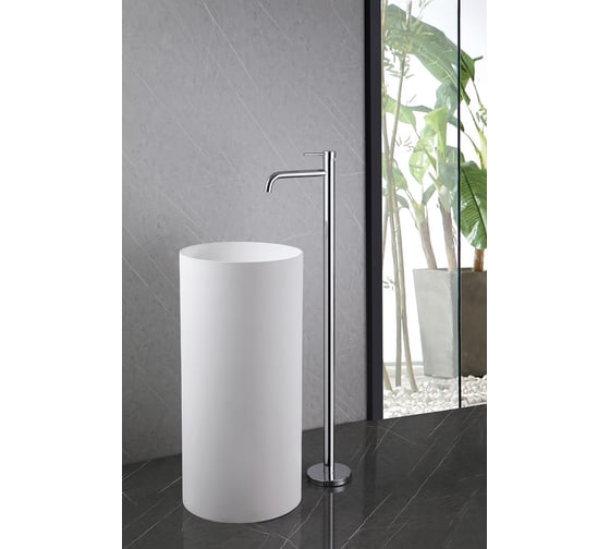 Напольный смеситель для раковины ABBER Wasser Kreis хром AF8140