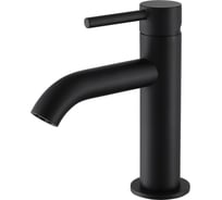 Смеситель для раковины ABBER Wasser Kreis черный матовый AF8110B