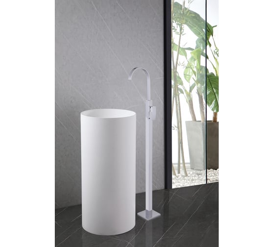 Напольный смеситель для раковины ABBER Wasserfall хром AF8640