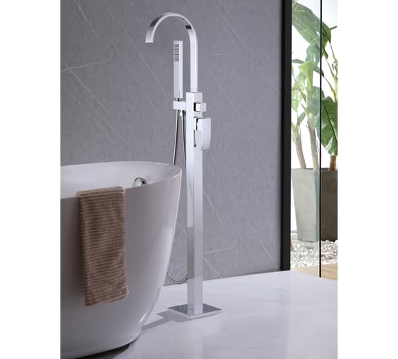 Напольный смеситель ABBER Wasserfall хром AF8615