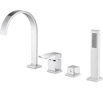 Смеситель на борт ванны ABBER Wasserfall хром AF8613