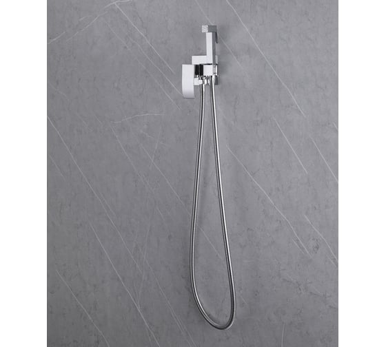 Смеситель с гигиеническим душем ABBER Wasserfall хром AF8625