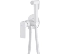 Смеситель с гигиеническим душем ABBER Weiss Insel белый AF8025W