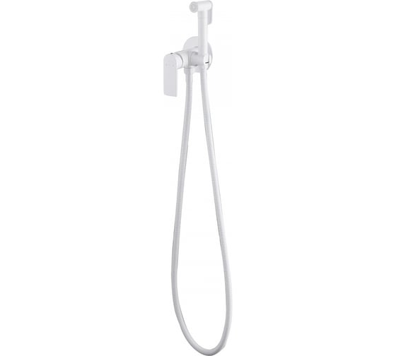 Смеситель с гигиеническим душем ABBER Weiss Insel белый AF8025W