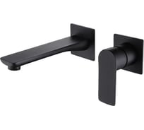 Смеситель скрытого монтажа для раковины ABBER Insel черный матовый AF8082B