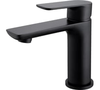 Смеситель для раковины ABBER Weiss Insel черный матовый AF8010B