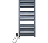 Электрический полотенцесушитель LUXRAD KWADRO 1120*500 мм, черный, с терморегулятором SELMO SMART Program 065320