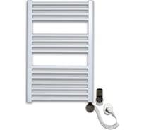 Электрический полотенцесушитель LUXRAD REGULAR 760х500 мм, белый, с терморегулятором SELMO SMART Program хром  063823