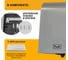 Электросушитель для рук Puff 8950, хром 1 кВт, антивандальная, 244х142х330 мм 1401.381 7